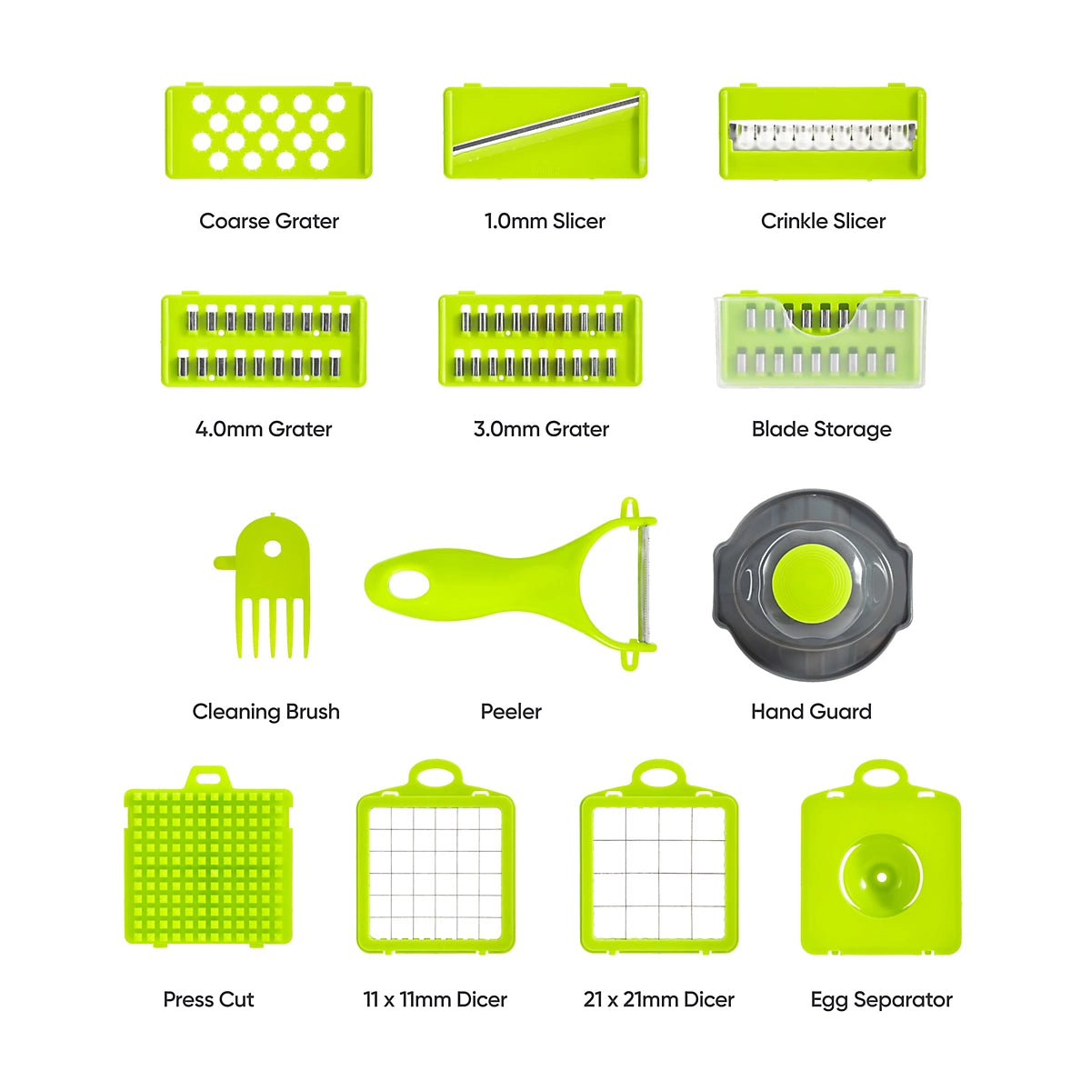 16 in 1 High Quality Multifunctional Vegetable chopper