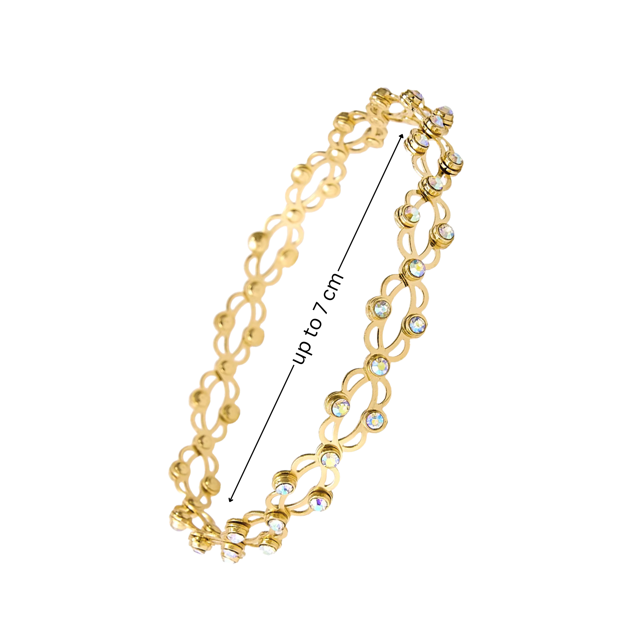 Sterling Gold Plated Magic Ring/Bracelet